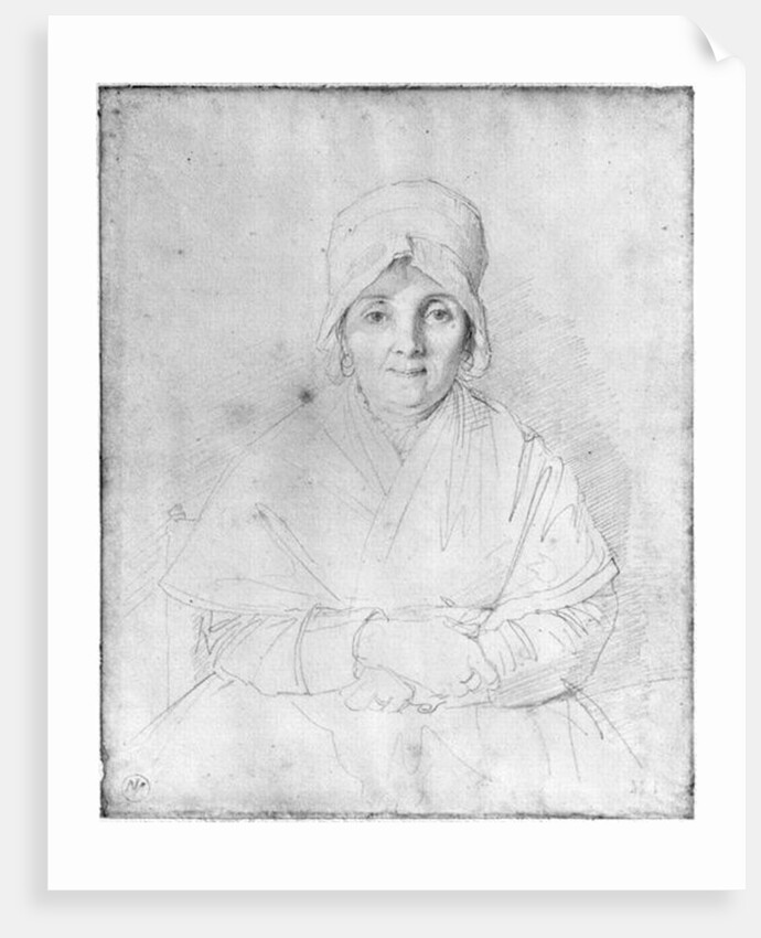 Madame Ingres Mere 1814 by Jean Auguste Dominique Ingres