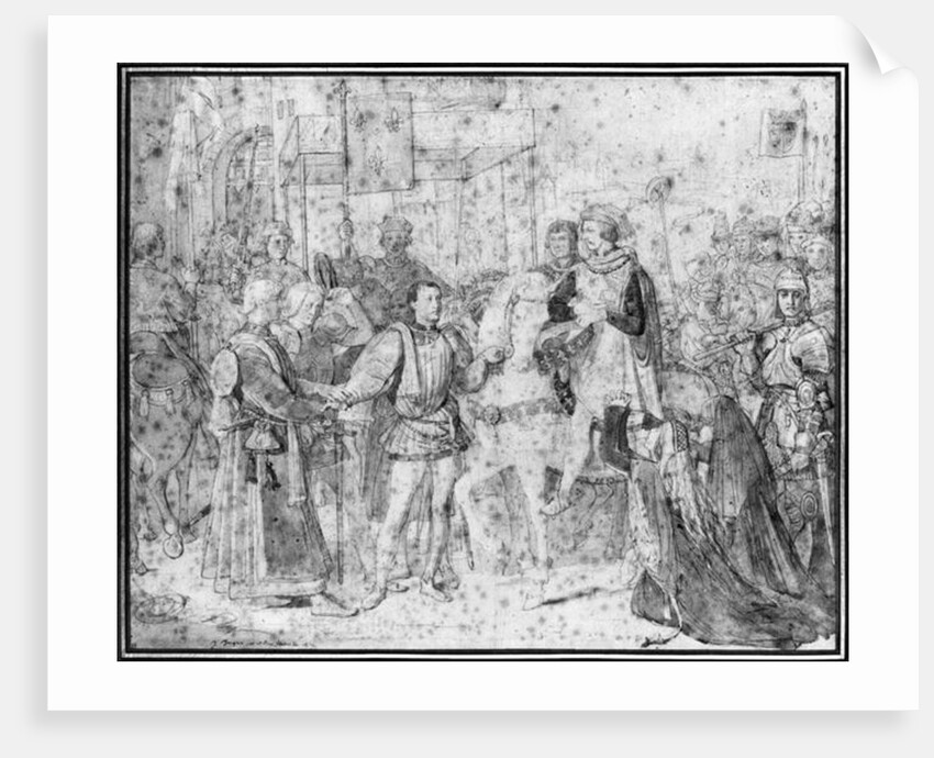 Entry of the Dauphin, the future Charles V into Paris, 1814 by Jean Auguste Dominique Ingres