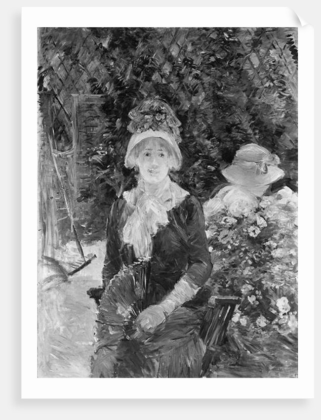 Young Woman in a Garden, 1883 by Berthe Morisot