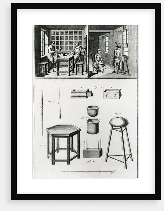 Buttons maker & lace maker by Louis-Jacques Goussier