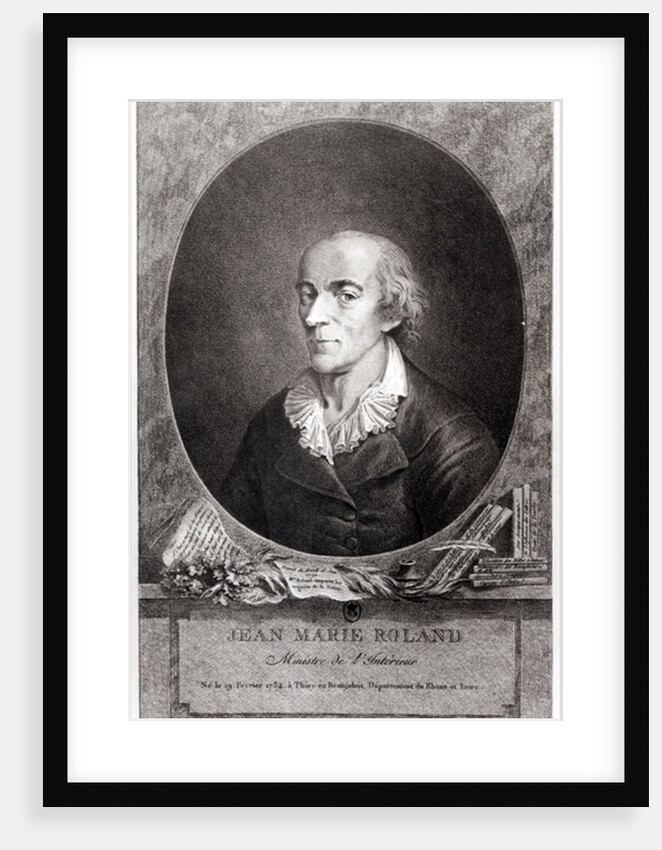 Jean Marie Roland de La Platiere by Nicolas Colibert