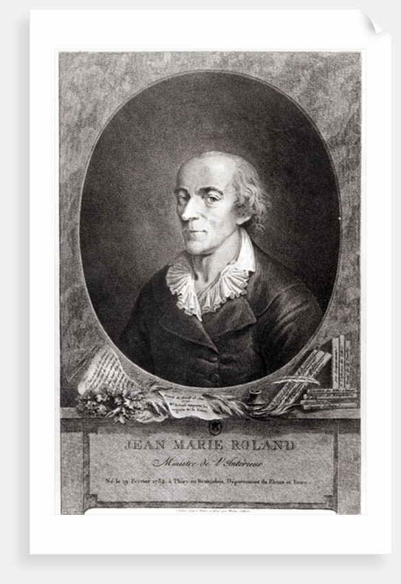 Jean Marie Roland de La Platiere by Nicolas Colibert