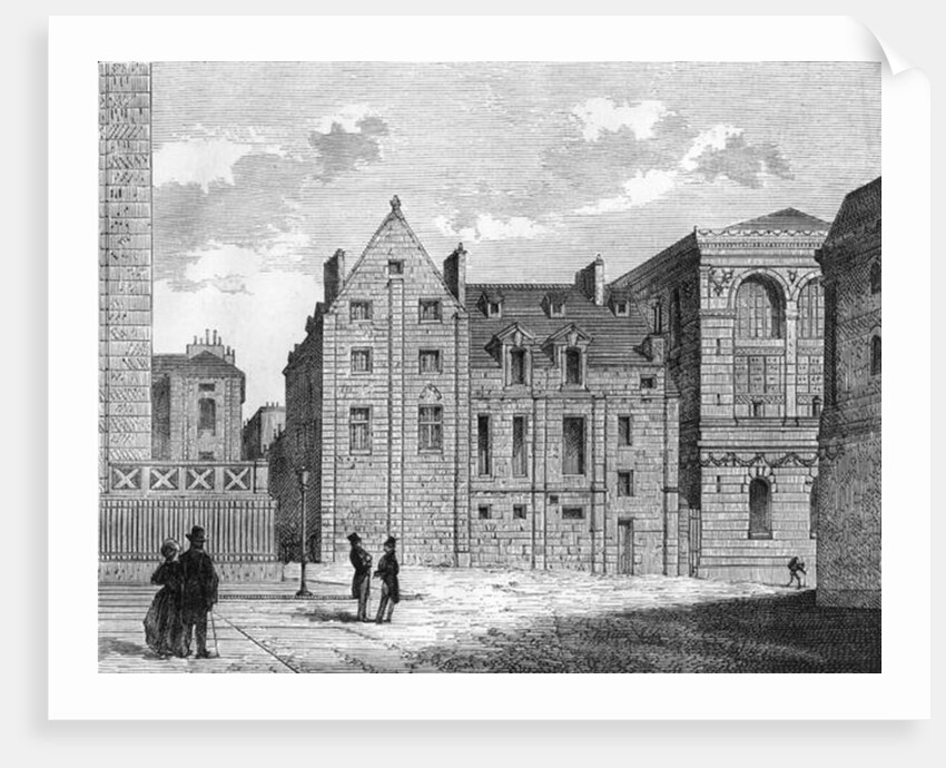 Remains of the Montaigu College, c.1850 by French School