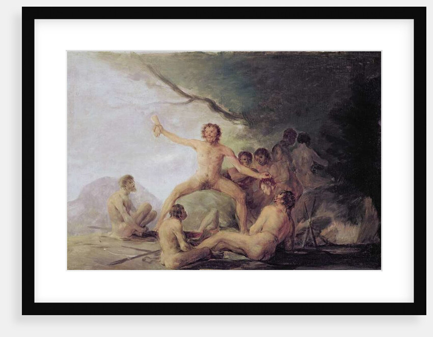 Cannibals savouring Human Remains, c.1800-08 by Francisco Jose de Goya y Lucientes
