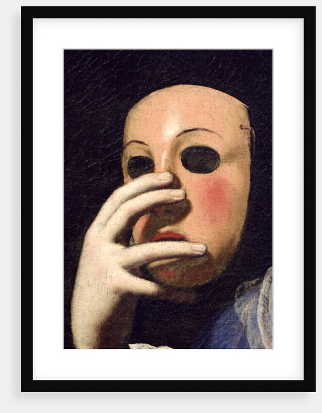 Woman with a Mask by Lorenzo Lippi