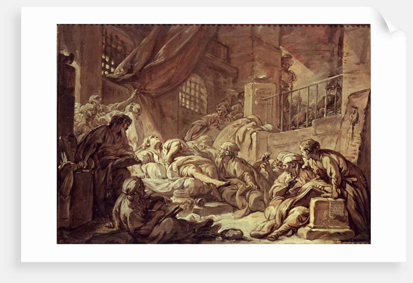 Study for a Prison Scene by Francois Boucher