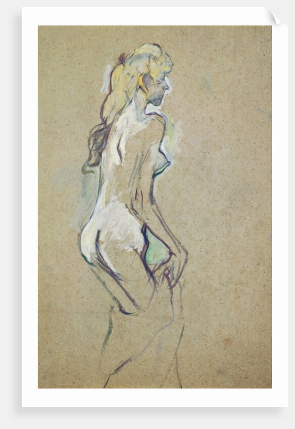 Nude Young Girl, 1893 by Henri de Toulouse-Lautrec