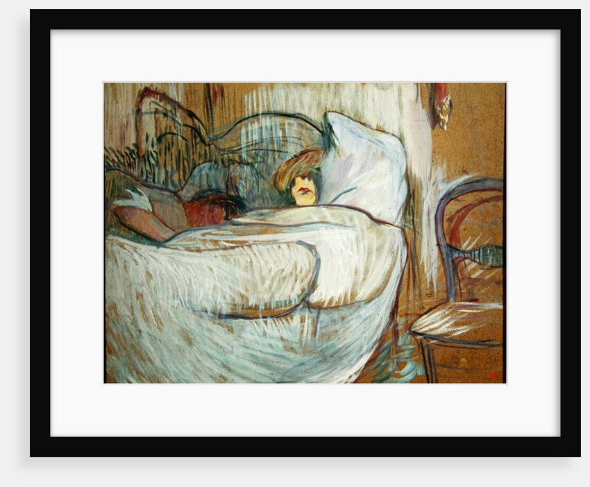 In Bed, 1894 by Henri de Toulouse-Lautrec