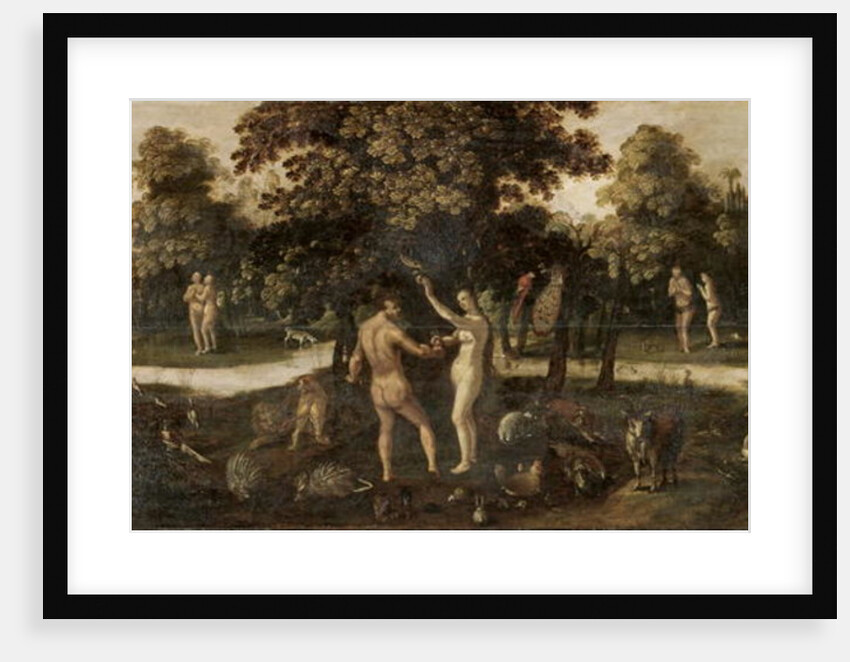 Adam and Eve Banished from Paradise by Flemish School