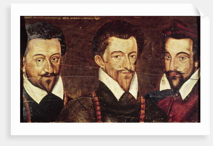 Portraits of Three Dukes of Guise by French School