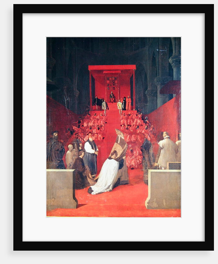 Fernando Alvarez de Toledo 3rd Duke of Alba in the Cathedral of St. Gudule, 1815 by Jean Auguste Dominique Ingres