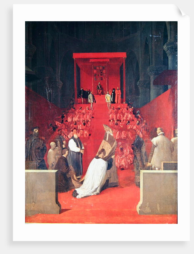 Fernando Alvarez de Toledo 3rd Duke of Alba in the Cathedral of St. Gudule, 1815 by Jean Auguste Dominique Ingres