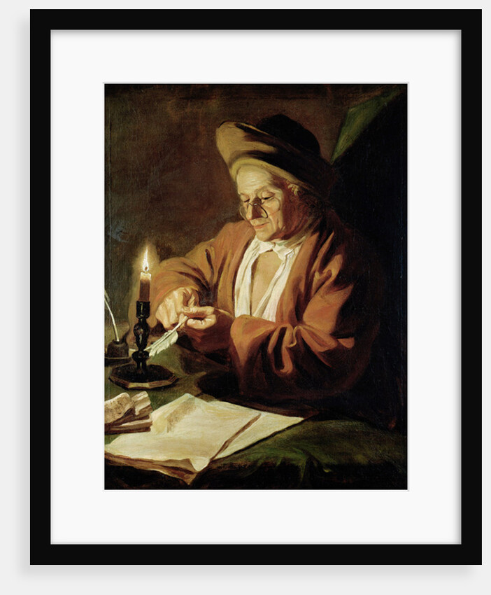 The Elderly Writer by Paul Ponce Antoine Robert