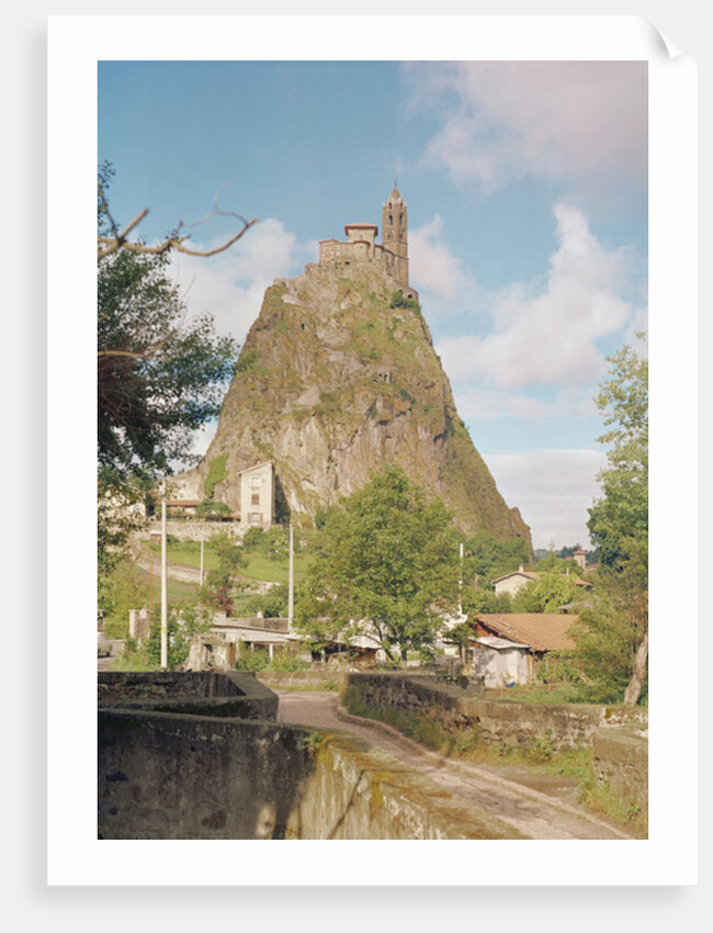 View of the Rocher d'Aiguilhe with the Church of St. Michel de l'Aiguilhe by Anonymous