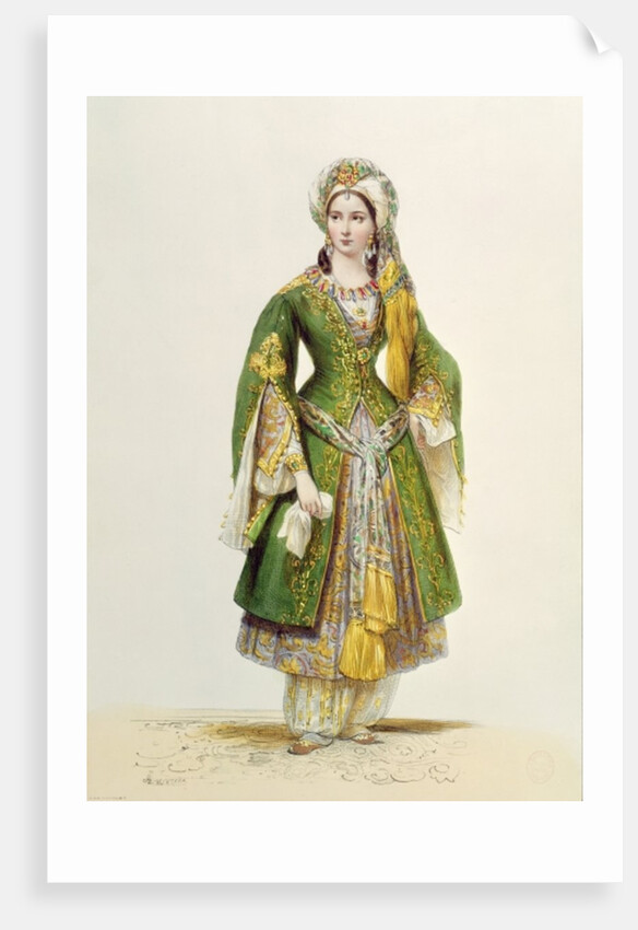 Mademoiselle Rachel as Roxane in 'Bajazet' by Jean Racine by Achille Deveria