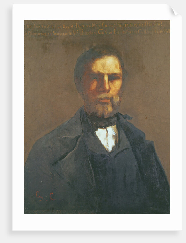 Portrait of Theodore Cuenot, 1847 by Gustave Courbet