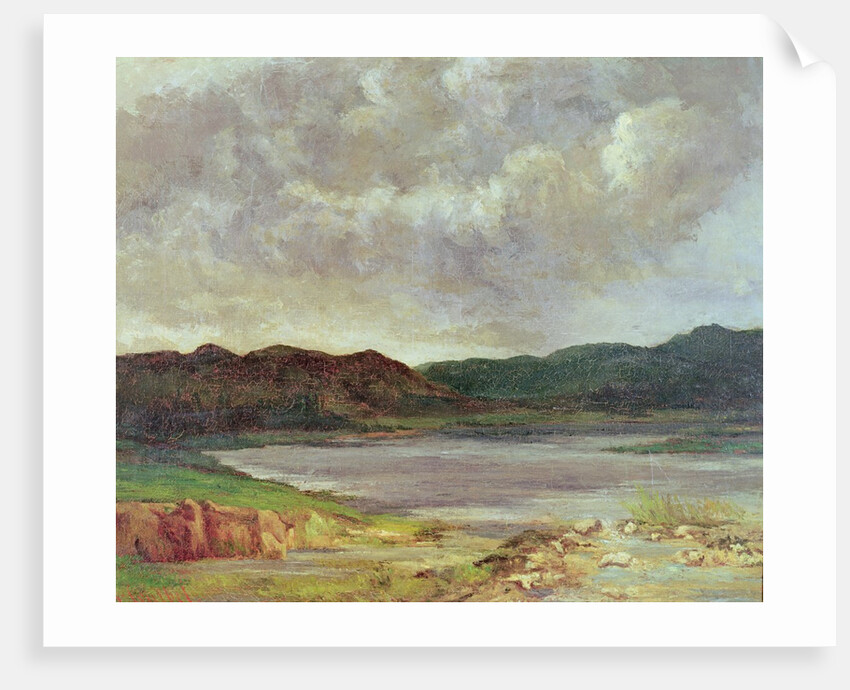 The Black Lake, 1872 by Gustave Courbet