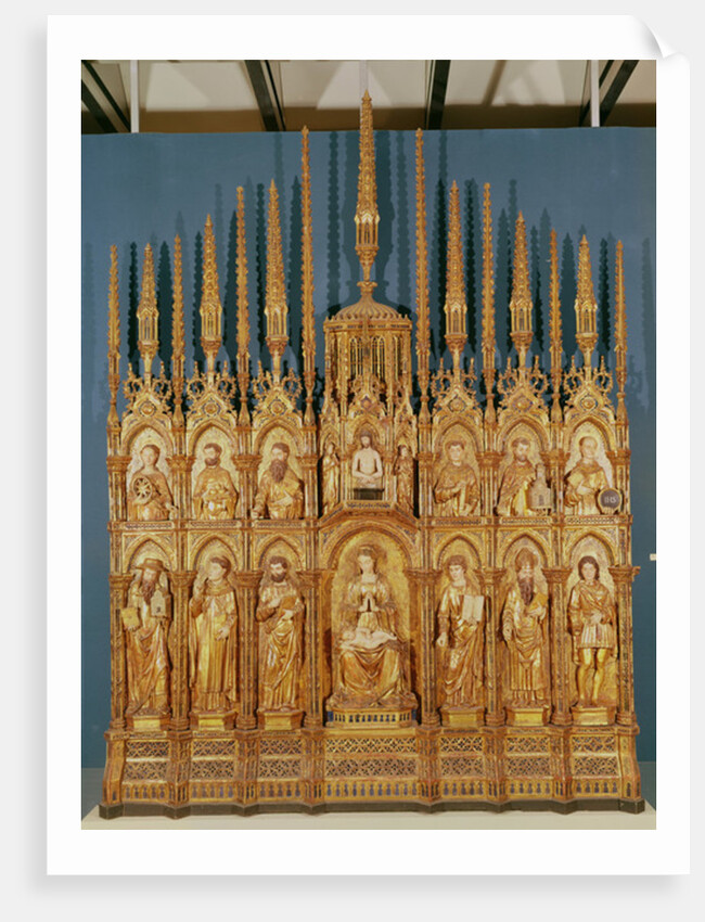 Polyptych depicting the Virgin and Child with Twelve Saints by Jacques de Pula