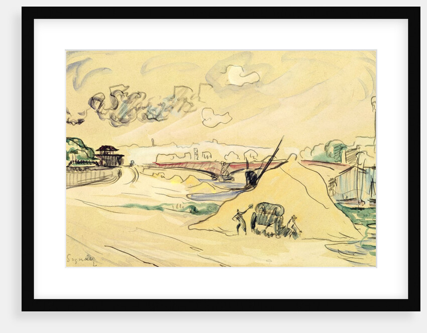The Pile of Sand, Bercy, 1905 by Paul Signac