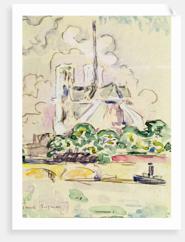 Notre-Dame, 1925 by Paul Signac