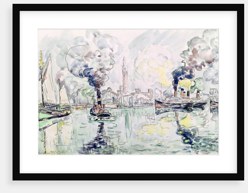 Cherbourg, 1931 by Paul Signac