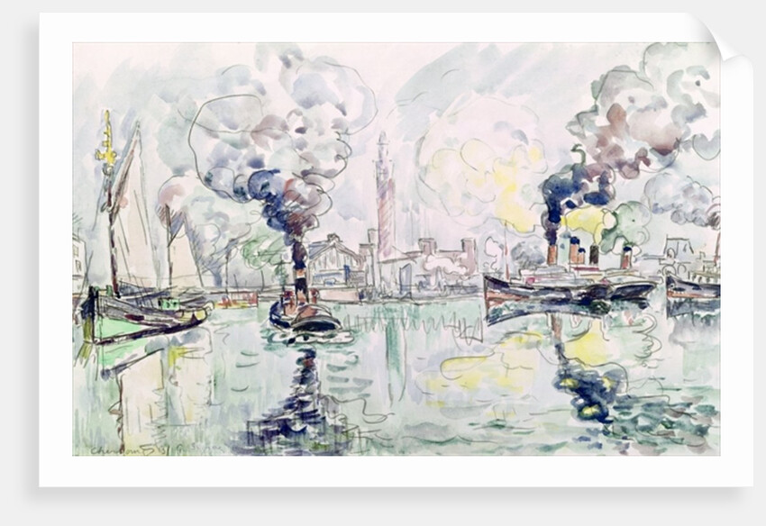 Cherbourg, 1931 by Paul Signac
