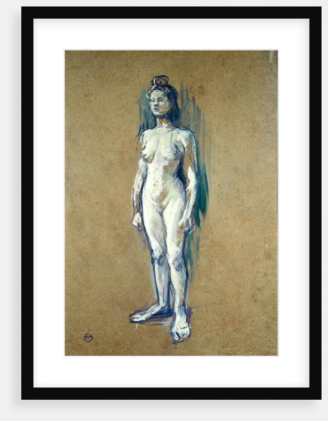 Standing Female Nude, 1898 by Henri de Toulouse-Lautrec