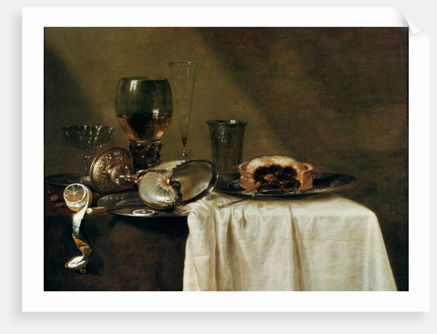 The Blackcurrant Tart, 1635 by Willem Claesz. Heda