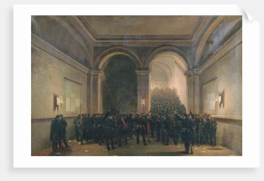Entry of the 106th Battalion into the Paris Town Hall, 31st October 1870 by Jules & Guiaud Jacques Didier