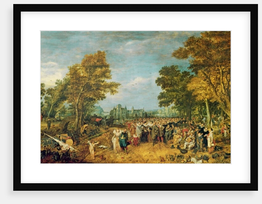 Allegory of the Truce of 1609 between the Netherlands and Spain, 1616 by Adriaen Pietersz. van de Venne