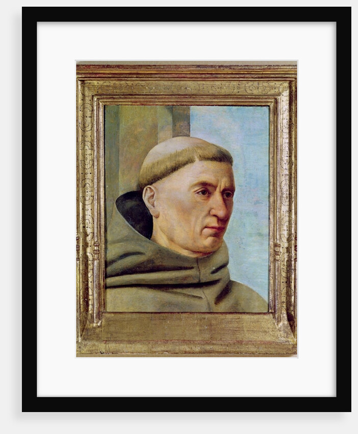 Head of a Monk by Jean Fouquet