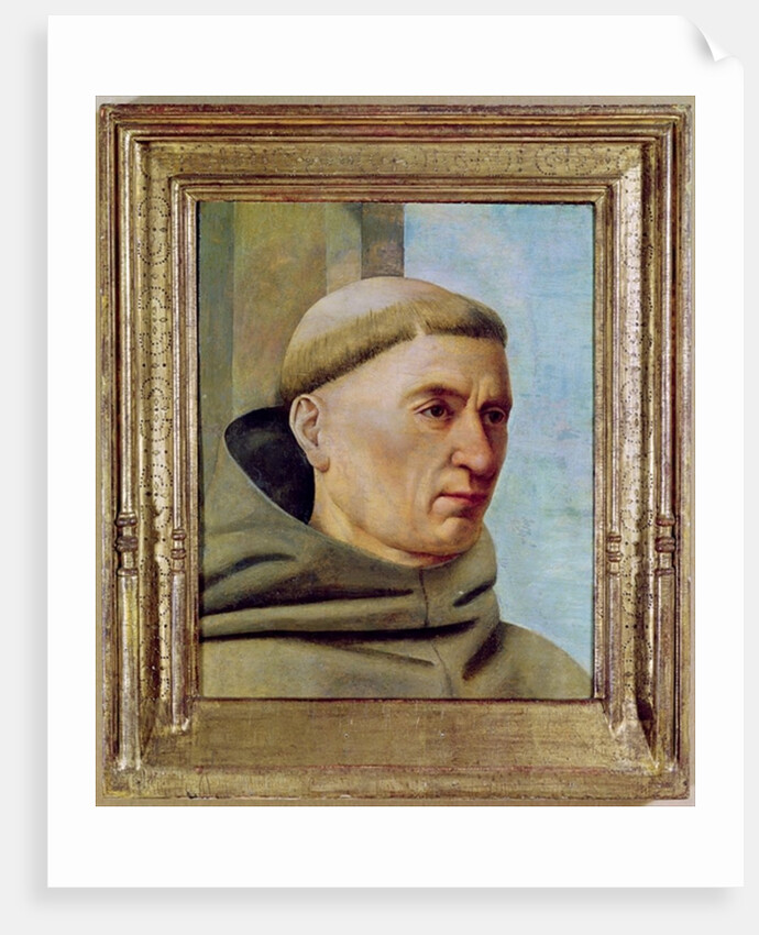 Head of a Monk by Jean Fouquet