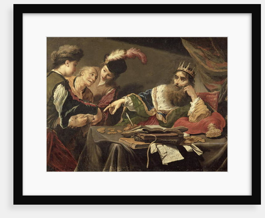 Croesus Receiving a Tribute from a Lydian Peasant, 1629 by Claude Vignon