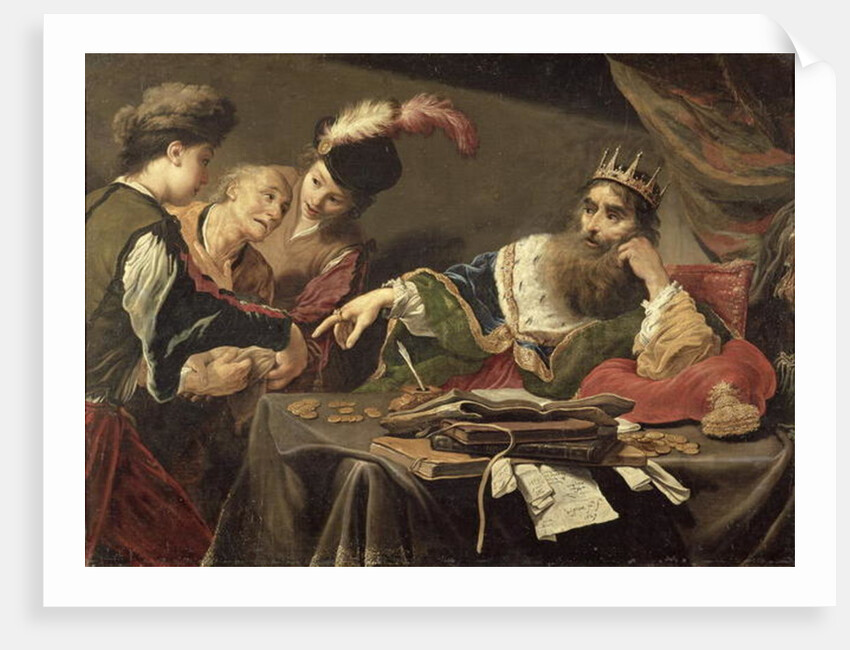 Croesus Receiving a Tribute from a Lydian Peasant, 1629 by Claude Vignon