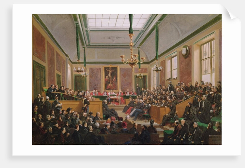 The High Court of Justice at Versailles, 7th March 1849 by Edme Adolphe Fontaine