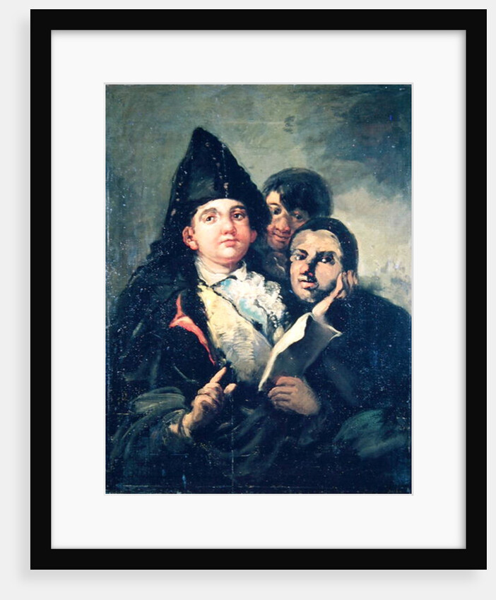 Manolito Guasquez and the Fool of Coria by Francisco Jose de Goya y Lucientes