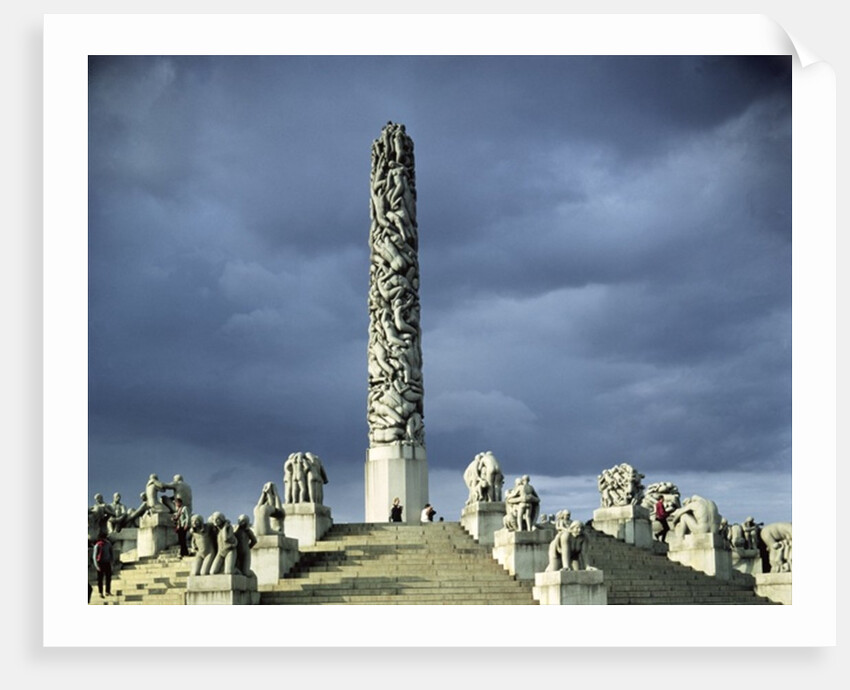 View of the Monolith Plateau, built 1929-43 by Gustav Vigeland