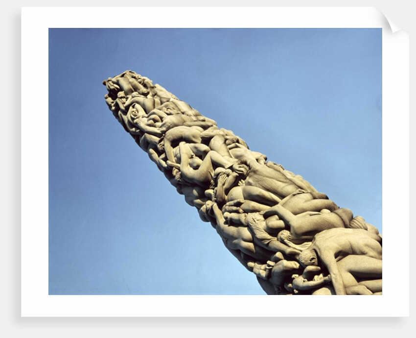 View of the Monolith, built 1929-43 by Gustav Vigeland