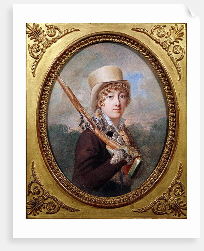 Natalie de Laborde de Mereville, Comtesse Charles de Noailles, in the Park at Mereville, c.1805 by Dutailly Dutailly