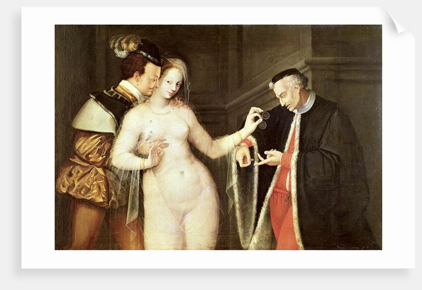 Woman Between Two Ages by French School