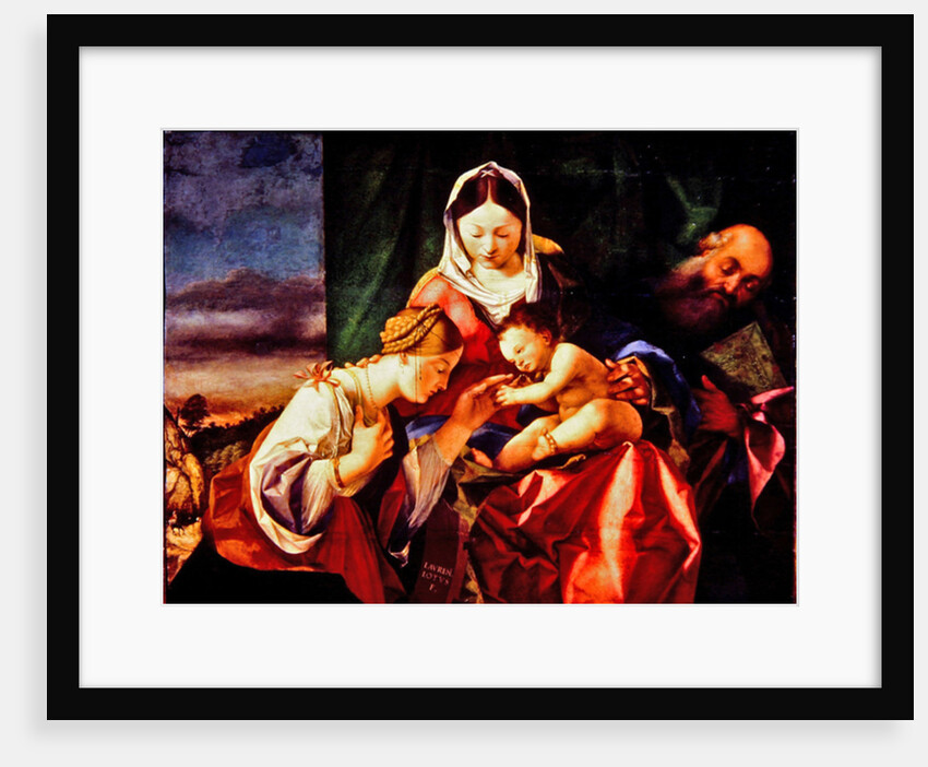 The Mystic Marriage of Saint Catherine, 1505/8 by Lorenzo Lotto