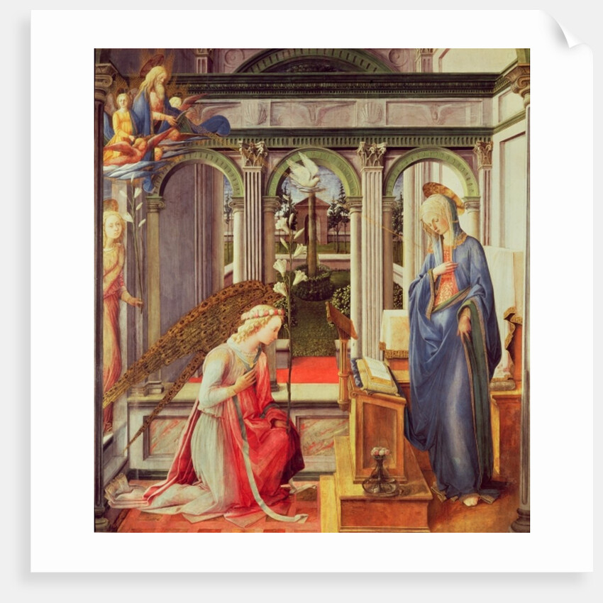 The Annunciation by Fra Filippo Lippi