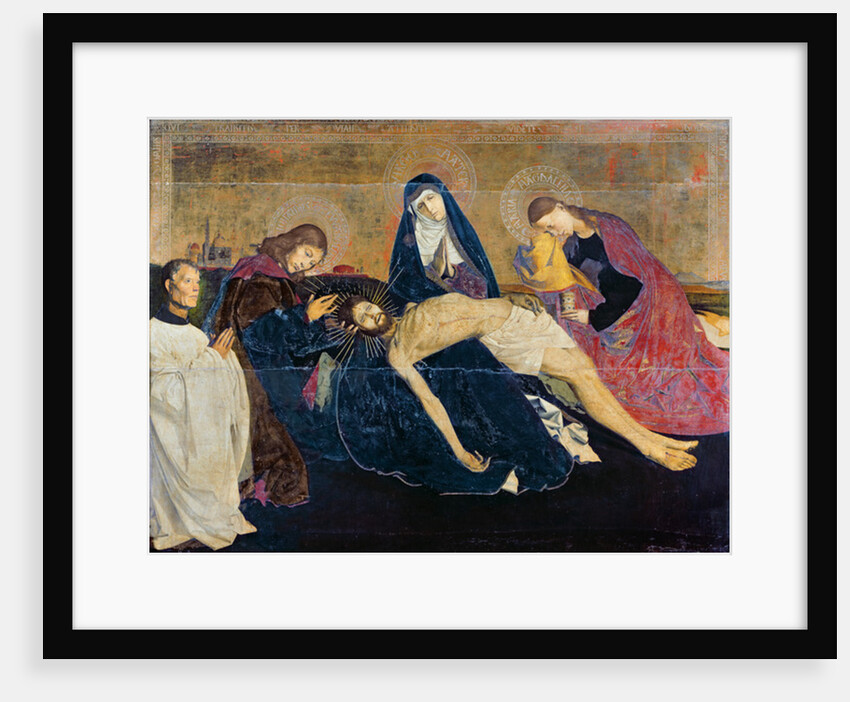 The Avignon Pieta, 1450-60 by Enguerrand Quarton