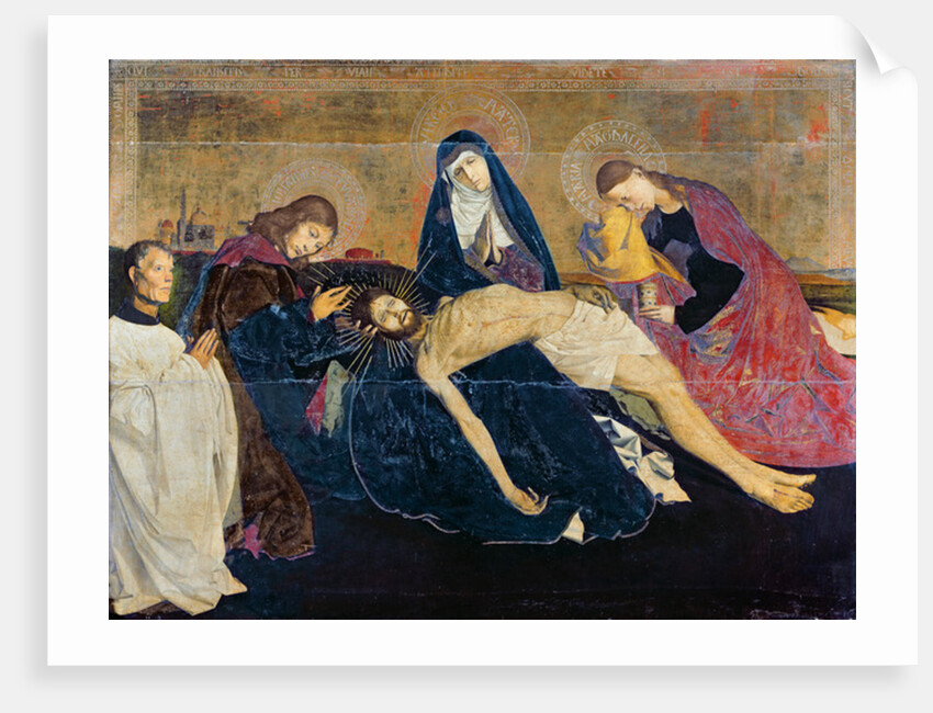 The Avignon Pieta, 1450-60 by Enguerrand Quarton