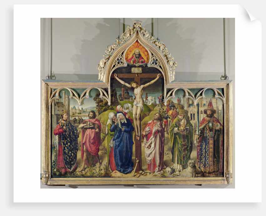 The Parlement of Paris Altarpiece, 1453-55 by French School