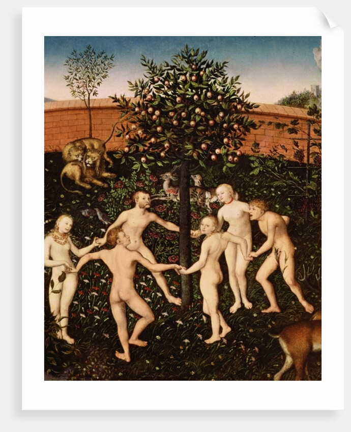 The Golden Age, 1530 by Lucas the Elder Cranach