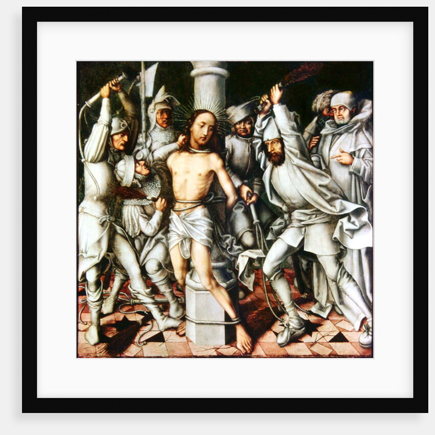 The Flagellation of Christ, detail from an altarpiece, 1496 by Hans Holbein the Elder