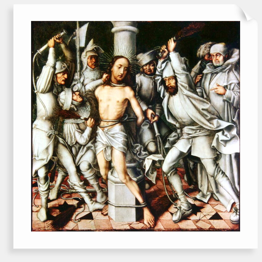 The Flagellation of Christ, detail from an altarpiece, 1496 by Hans Holbein the Elder