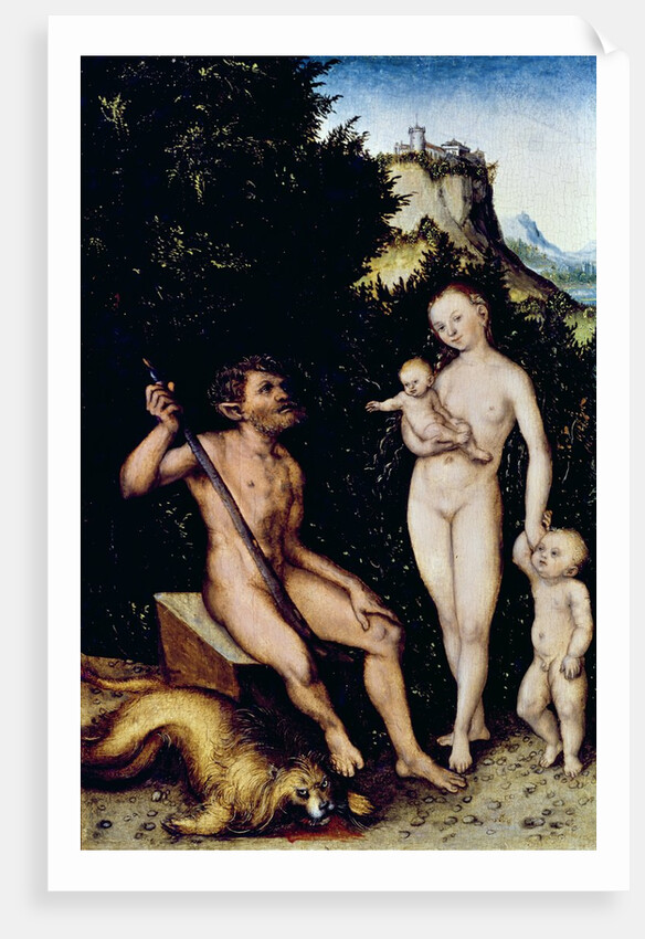 The Faun Family by Lucas the Younger Cranach