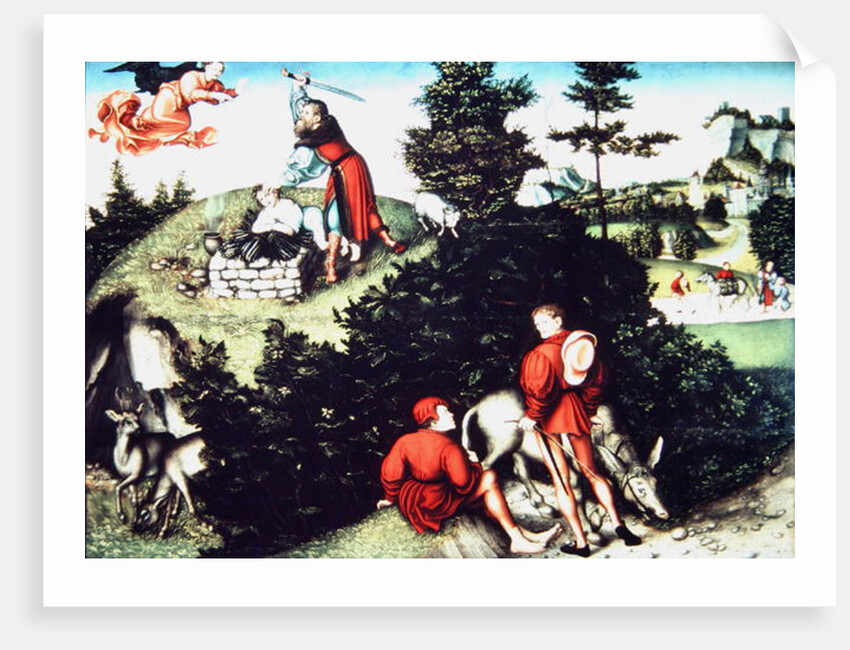 The Sacrifice of Isaac by Lucas the Elder Cranach
